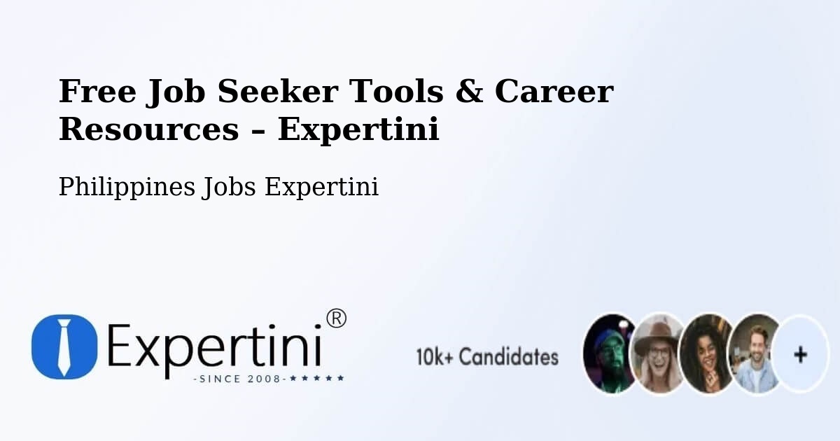 Free Job Seeker Tools & Career Resources – Lucena - Lucena, Philippines Jobs Expertini
