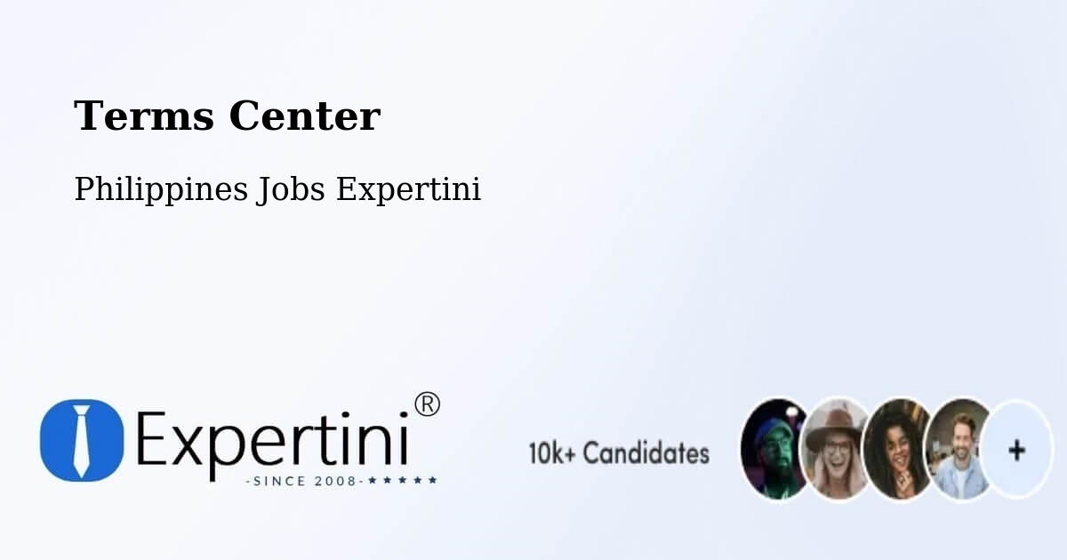 Terms of Service – Lucena - Philippines Jobs Expertini